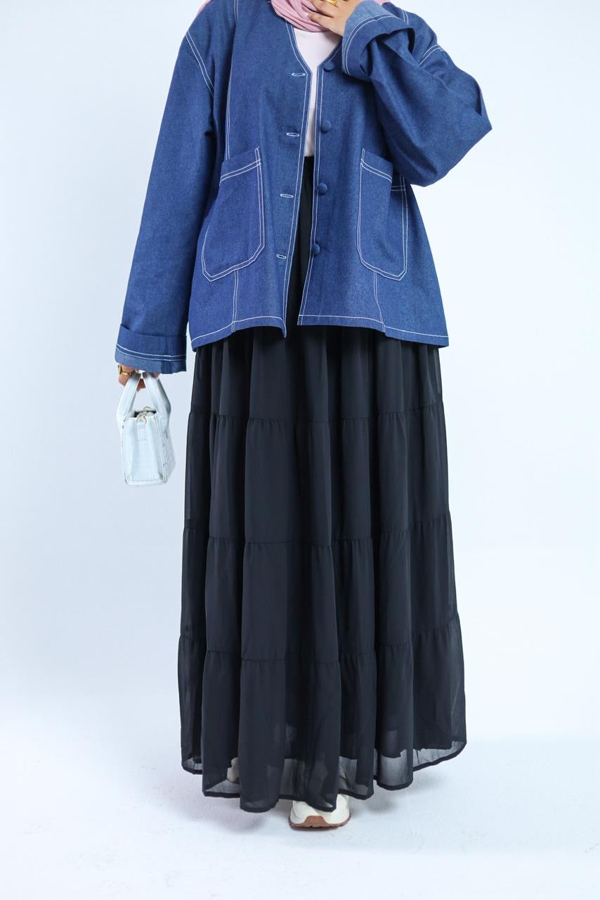 Layered Chiffon Skirt