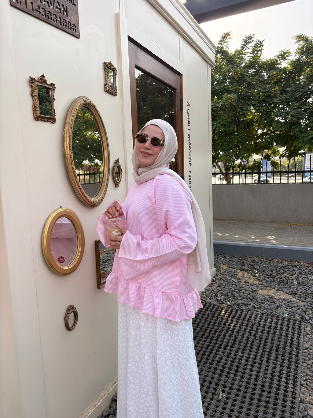 Ruffle Hem Blouse