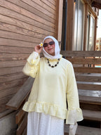 Ruffle Hem Blouse