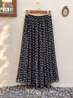 Polka Dot Chiffon Skirt