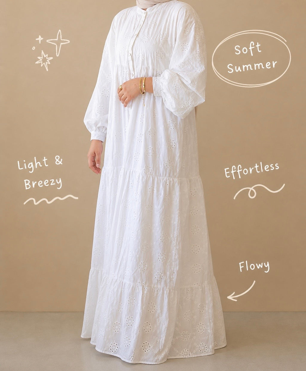 Rokama Cotton Dress
