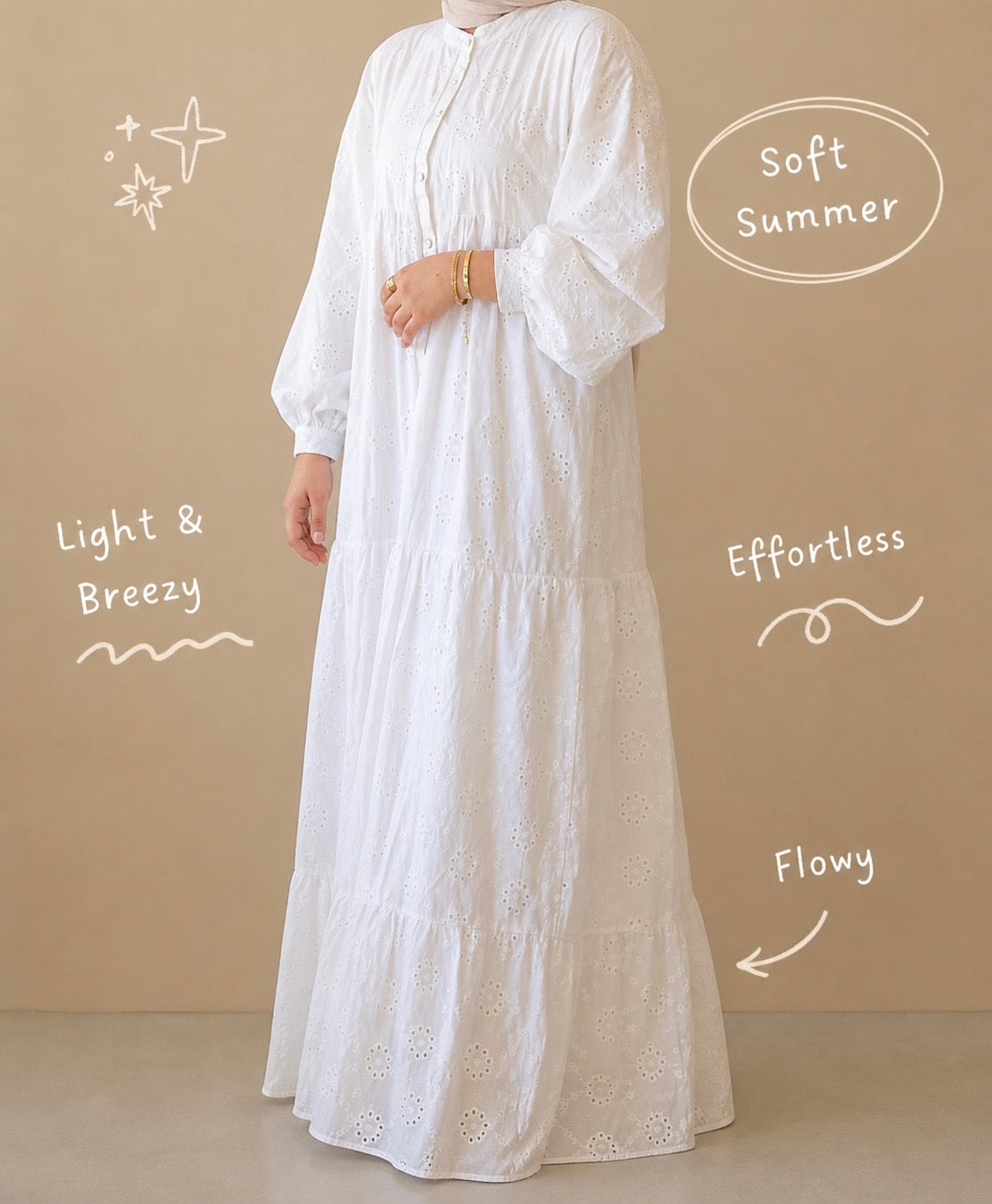 Rokama Cotton Dress