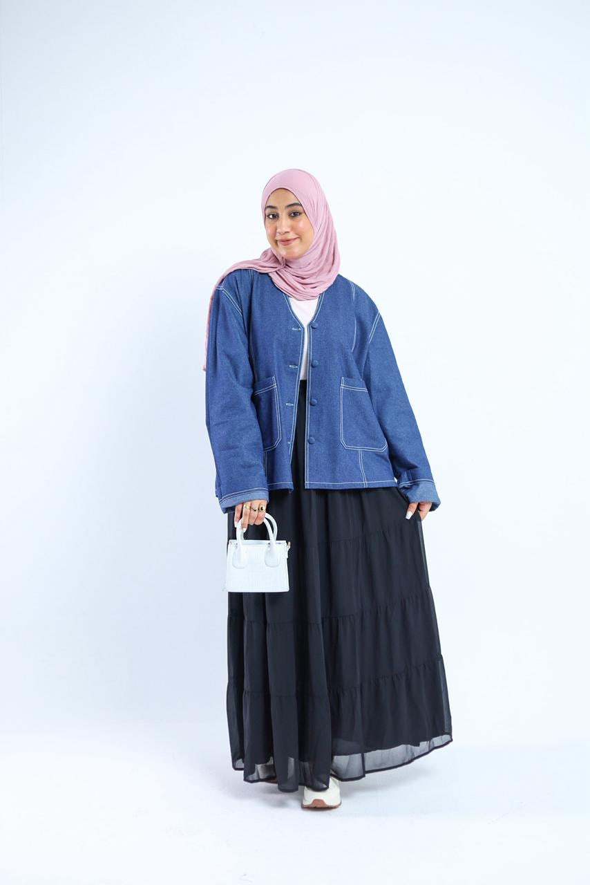 Layered Chiffon Skirt